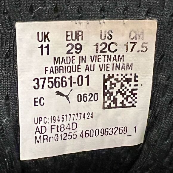 Little Kids PUMA RS-Fast ‘Emoji’ Athletic Shoes / Size 12C - Picture 7 of 9